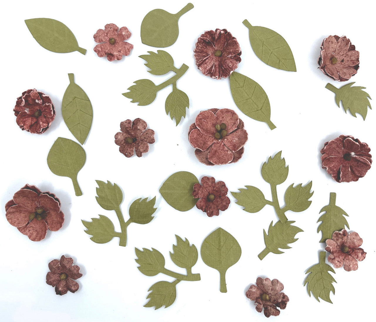 49 and Market Rustic Blooms Flowers - Cranberry